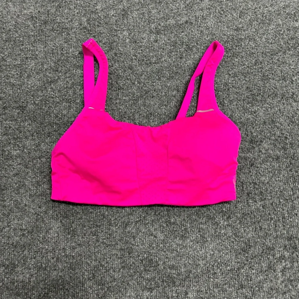 Spyder Sports Bra Womens Size Small Hot Pink Activewear Adjustable Reflective